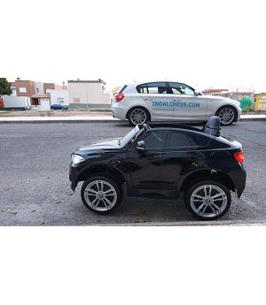 Coche eléctrico niños BMW X6M 12V, NEGRO, 1 plaza - INDA159-X6Mzw